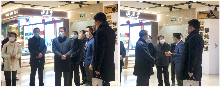 陕西省副省长徐大彤一行视察Olé西安王府井店