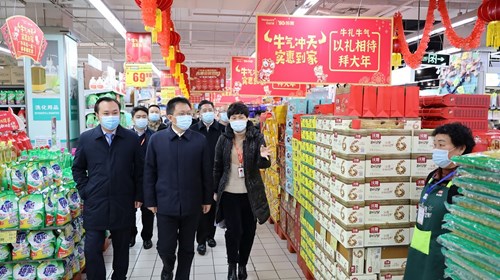 多地省市领导春节前夕考察华润万家门店