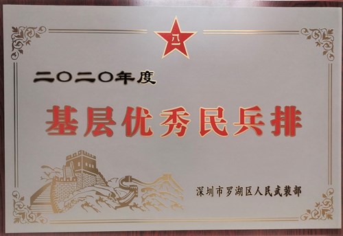 华润万家民兵军需物资保障连荣获“基层优秀民兵排”称号