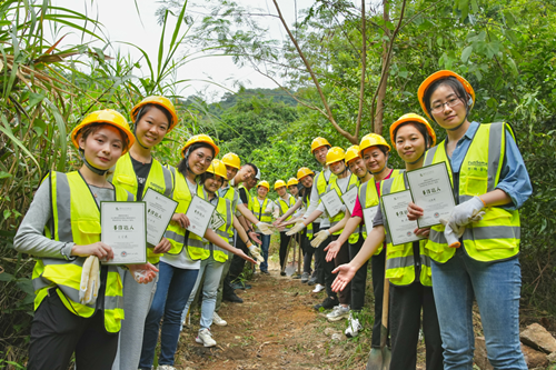 到山里来，共建郊野径——Olé参与手作步道志愿服务活动