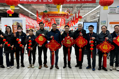 公司总经理徐健到苏果门店调研