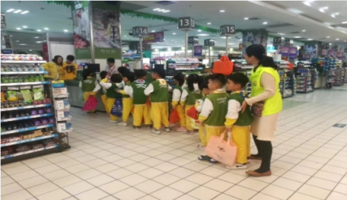 “环保”小天使助力华润万家“地球一小时”活动