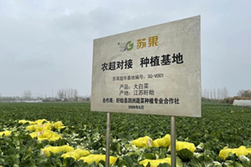 苏果农超对接基地入选杭州亚运会农产品供应商名单